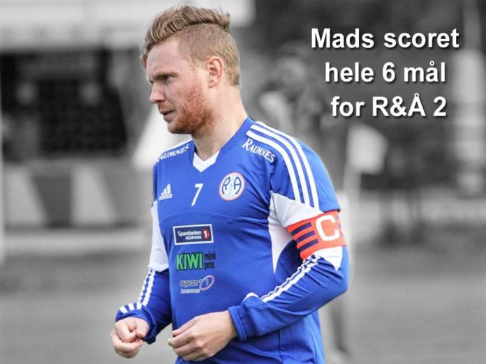 Akershus  6.div:  Mads  Elvethun  Hansen  scoret  6  mål  i  7-1  seieren  over  Kurland!